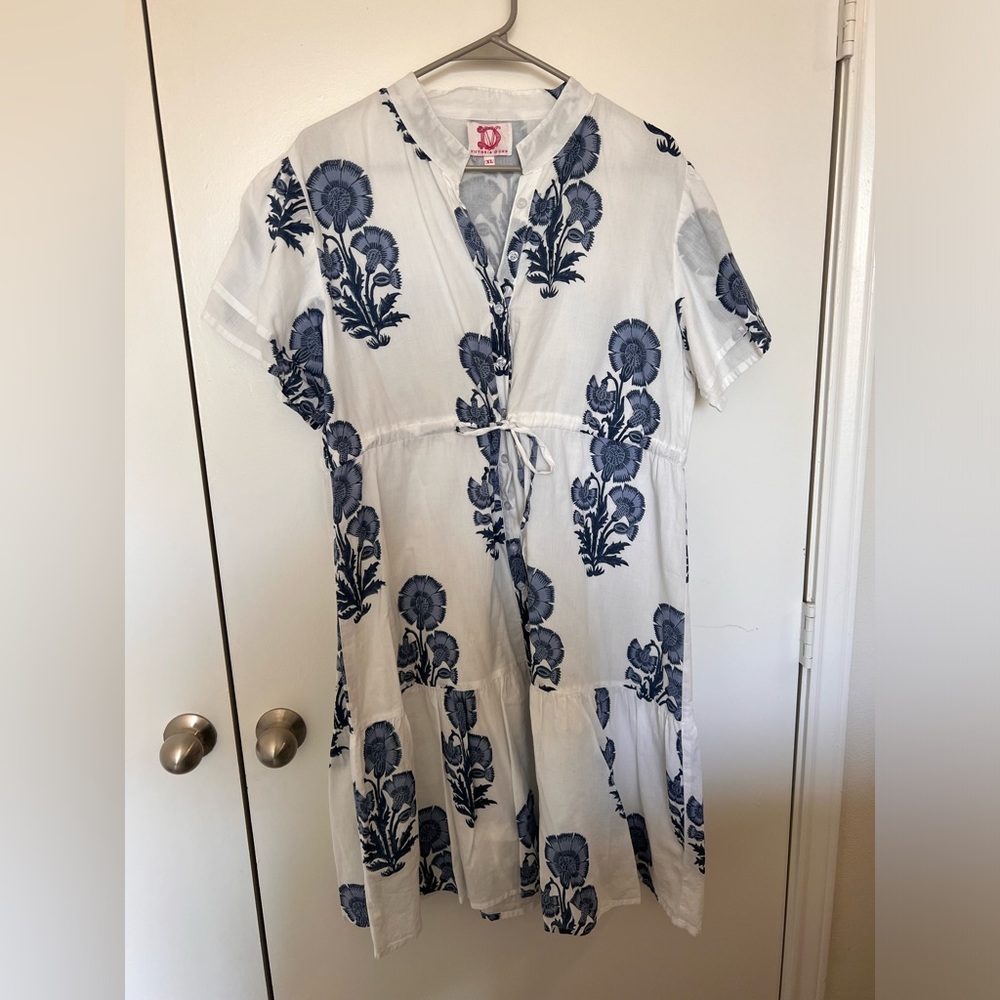 Victoria Dunn tie waist dress